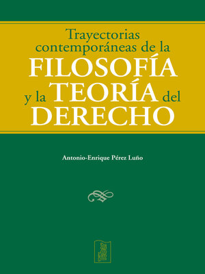 cover image of Trayectorias contemporáneas de la filosofía del derecho